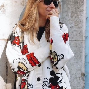 Zara mickey cardigan Clearance